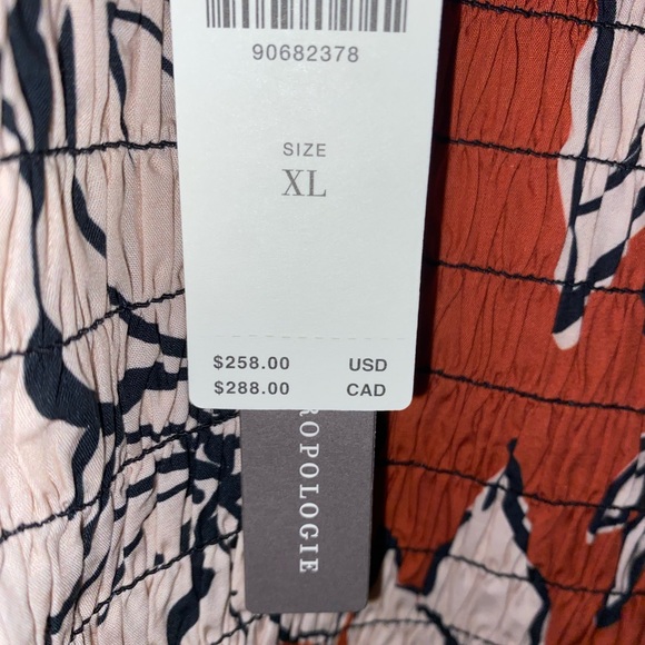 DHRUV KAPOOR SMOCKED FLOUNCE-HEM DRESS - Picture 11 of 11